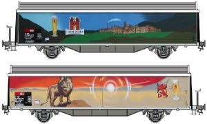 SBB Schiebewandwagen Hbils-vy 21 RIV 85 - Kiss Schweiz 560209 Spur 1